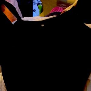 Active USA Black Sleeveless Top-Pink VS